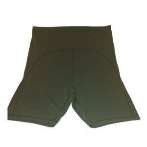 Lululemon Align Collection High-Rise 8" Shorts Olive Green Women Size 4 Stretch